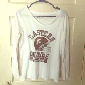 Long sleeve V-neck Eastern KY T-shirt